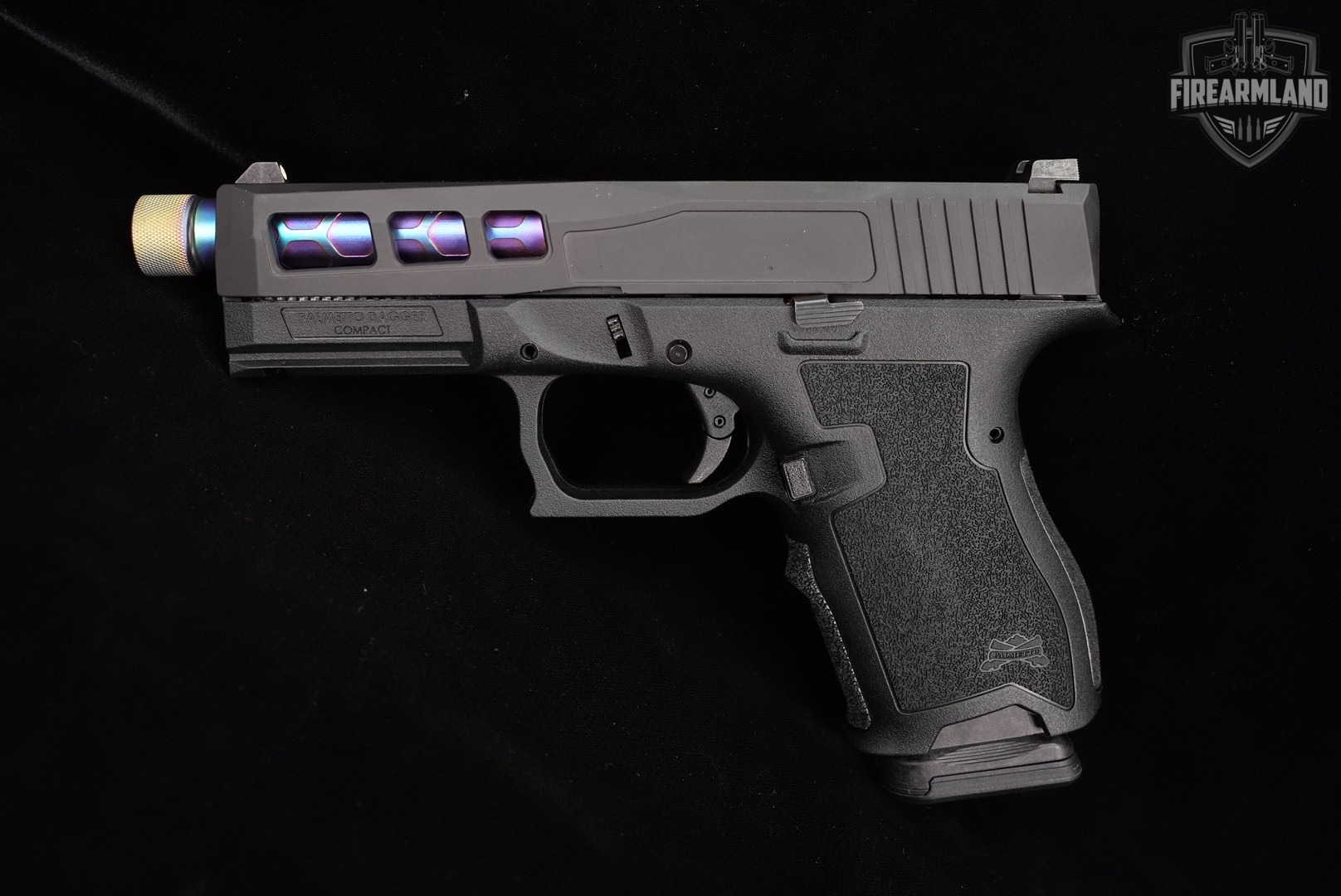 Palmetto State Armory PSA Dagger Compact 9mm THREADED +2 MAGS & ORIG CASE-img-3