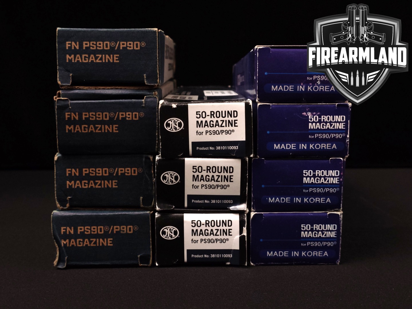 Multiple Manufacturers Eleven (11) FN P90/ PS90 Magazines 5.7 57 50 Round Mags 5.7X28mm in Like-New Condition Thumbnail