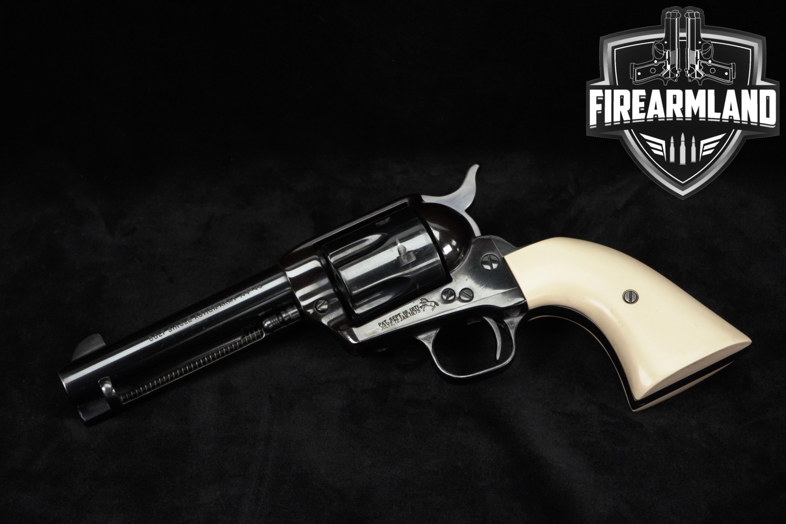1979 Colt Single Action Army Third Generation .44-40 Win. High-Polish Blued in Excellent Condition Thumbnail