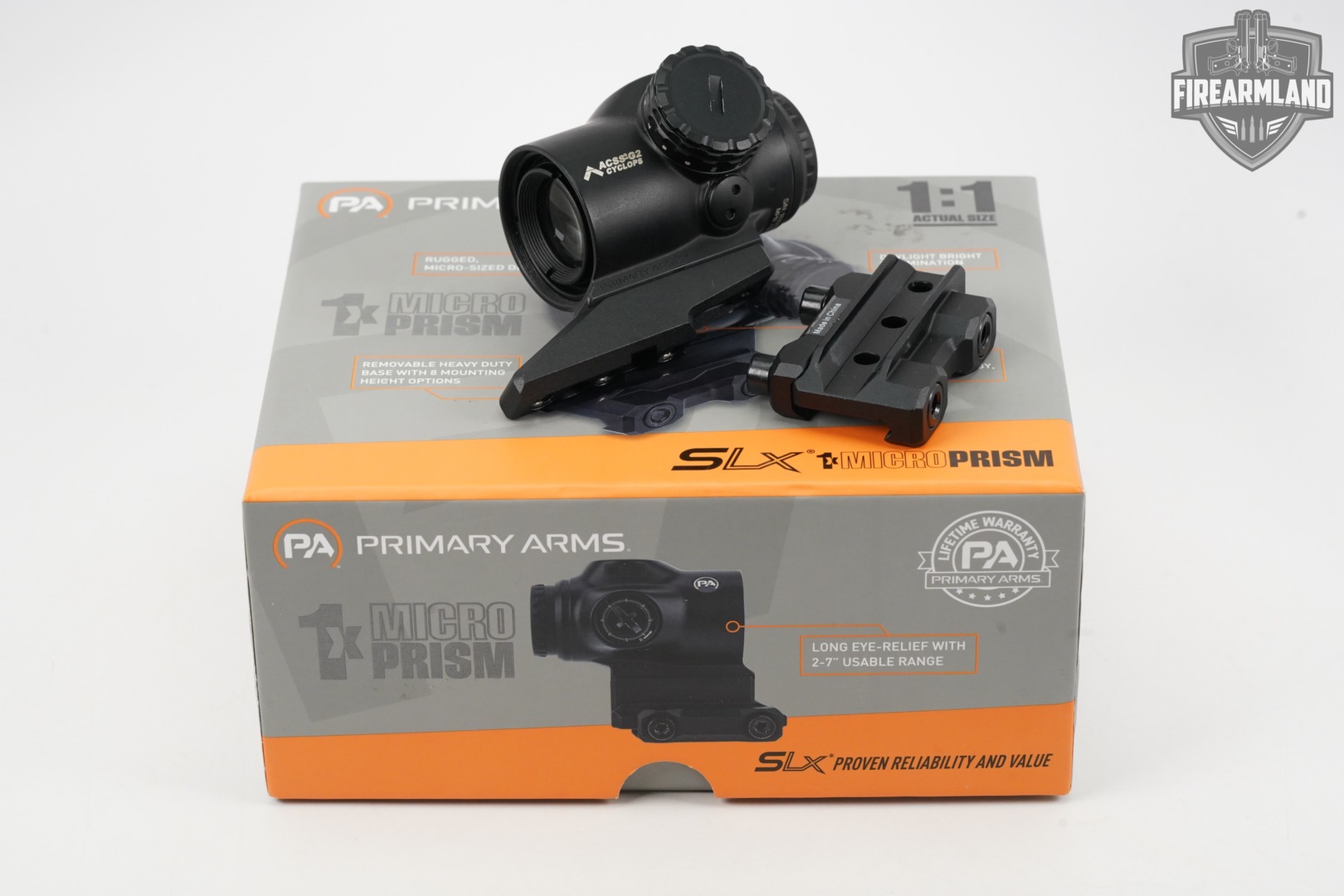 Primary Arms SLx 1x Micro Prism Scope ACSS Cyclops +ORIG BOX-img-2
