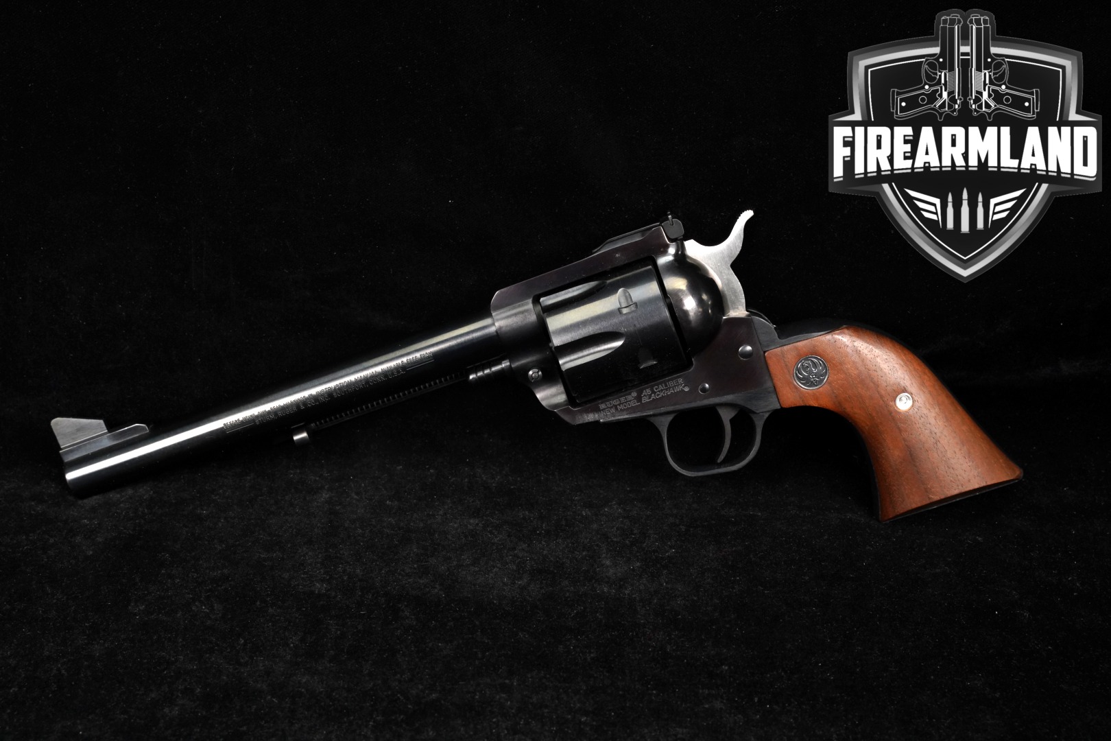 Sturm Ruger New Model Blackhawk .45 Colt Blued in Very Good Condition Thumbnail