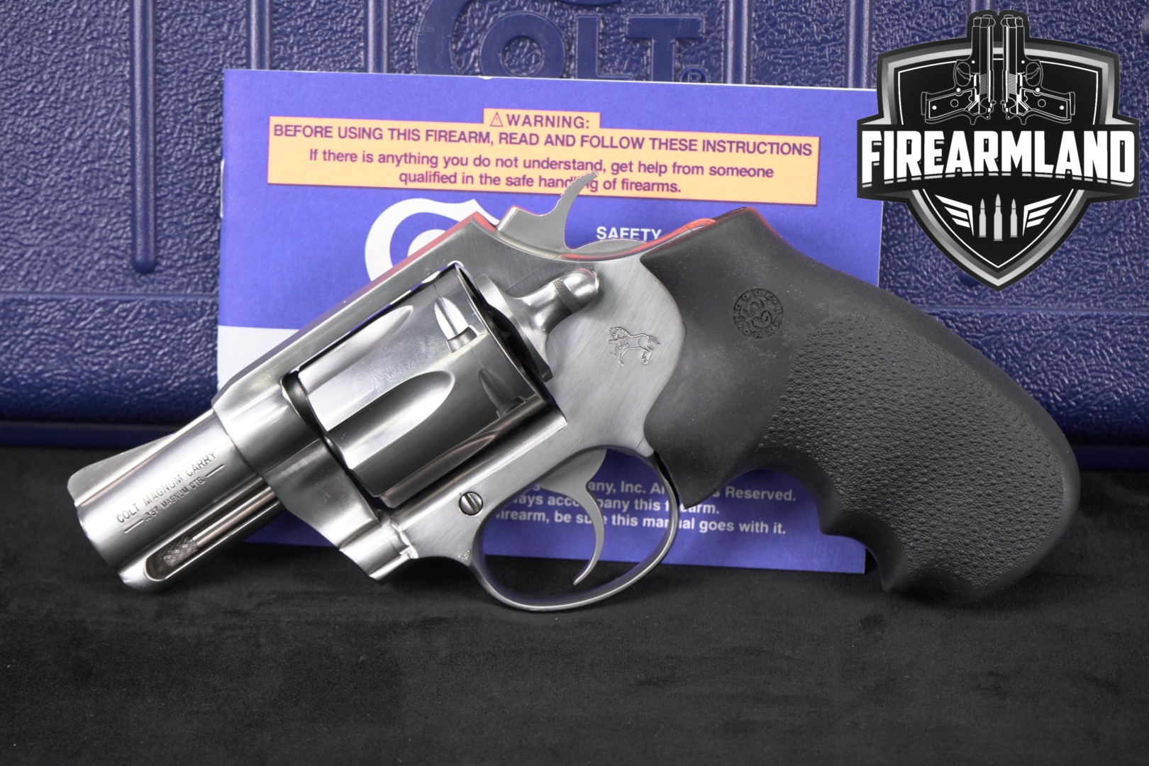 1999 Colt Magnum Carry .357 Mag. Satin Stainless in Very Good Condition Thumbnail