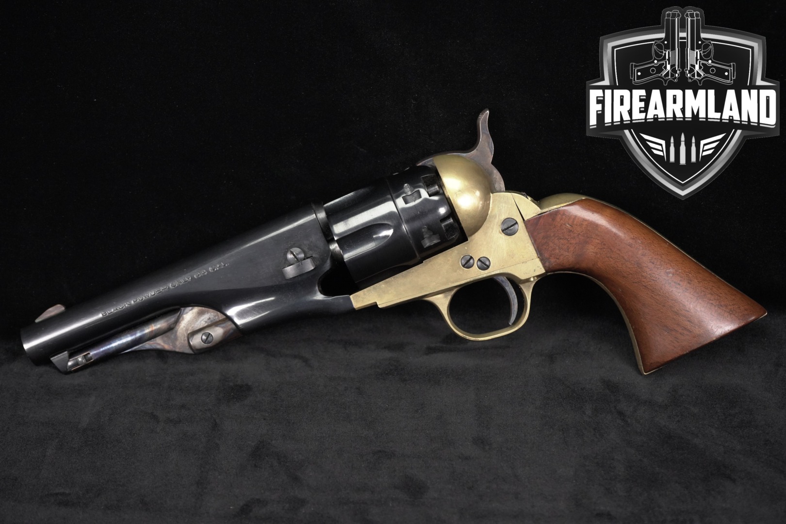 F.lli Pietta 1851 Navy .44 caliber Blued & Brass in Good Condition Thumbnail