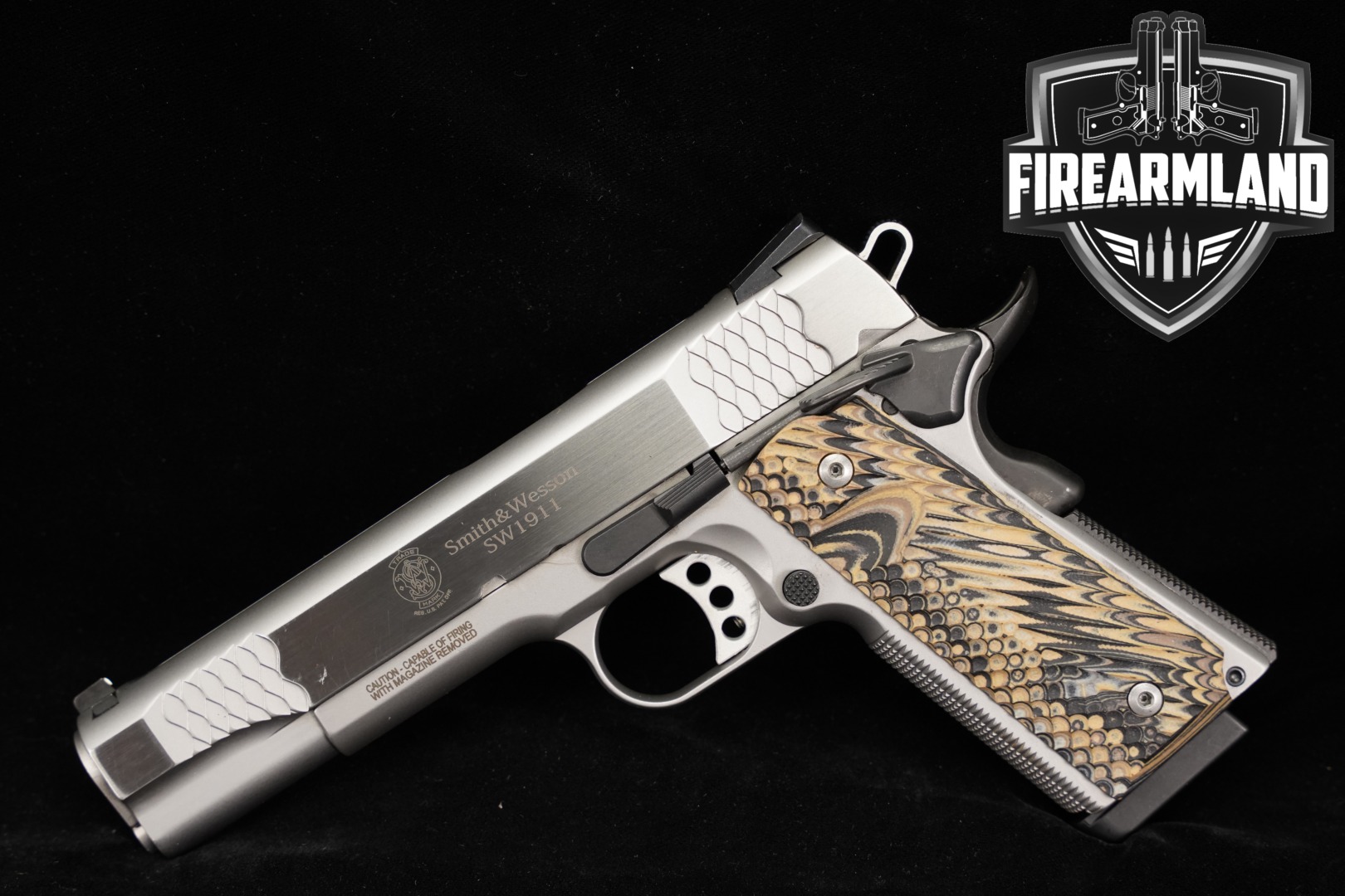Smith & Wesson (S&W) SW1911 E-Series .45 ACP Stainless in Very Good Condition Thumbnail