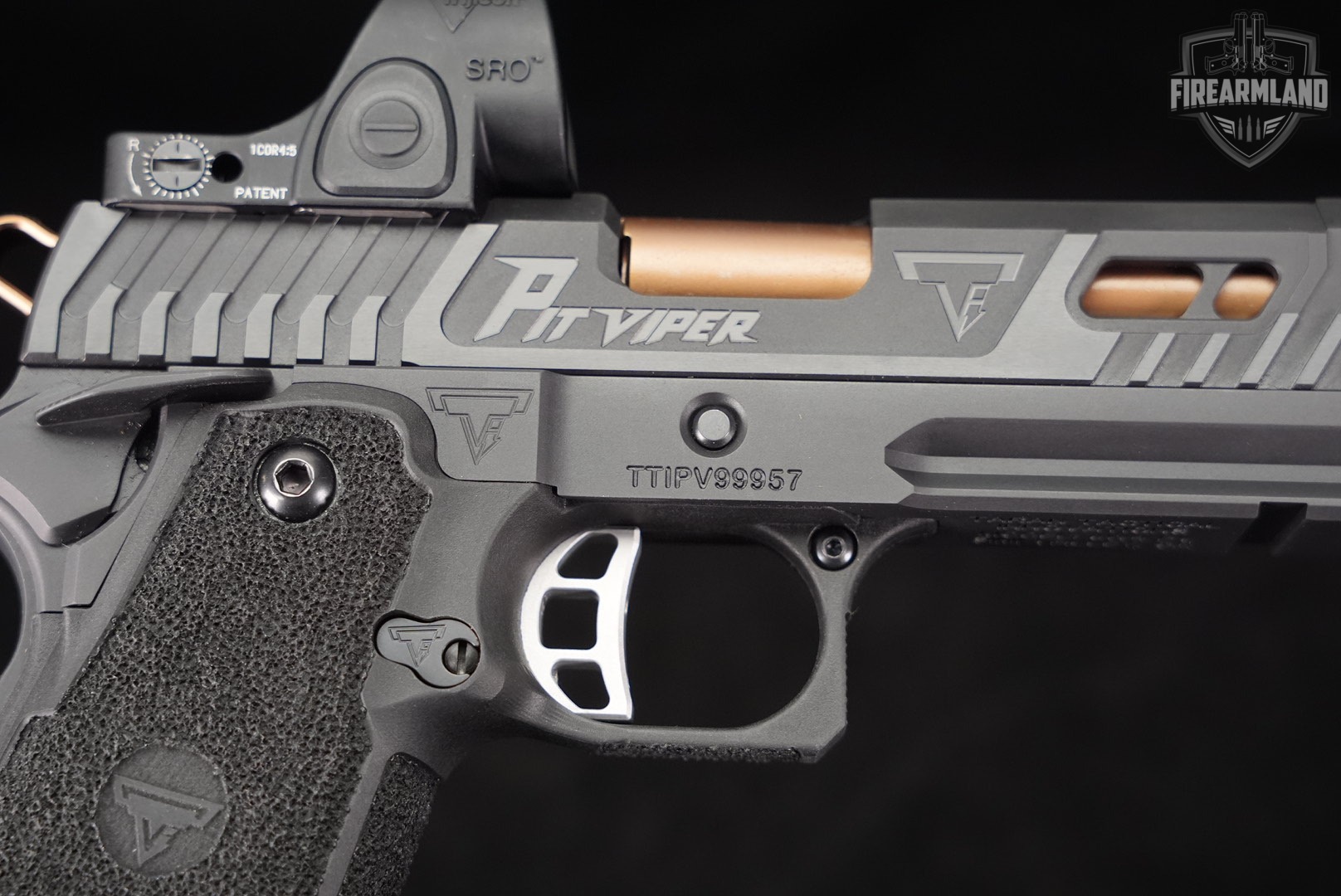Taran Tactical TTI JW4 Pit Viper COMP 9mm 1911 2011 +2 MAGS, TRIJICON SRO-img-13