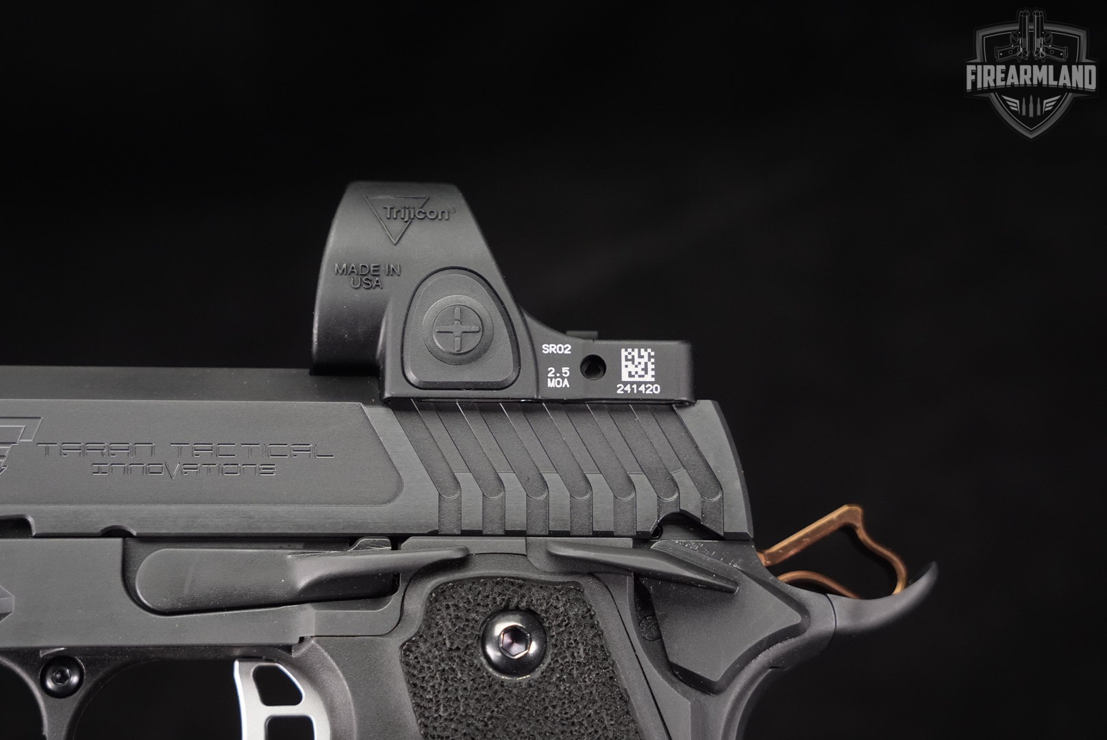 Taran Tactical TTI JW4 Pit Viper COMP 9mm 1911 2011 +2 MAGS, TRIJICON SRO-img-19