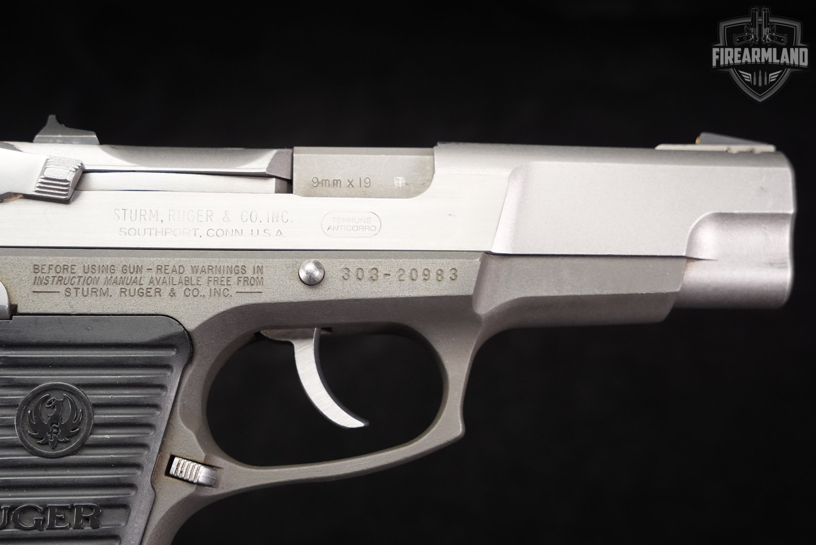 1991 Ruger P85 MKII 9mm 4.5 Two-Tone Stainless P-85 MK II +3 MAGS-img-11