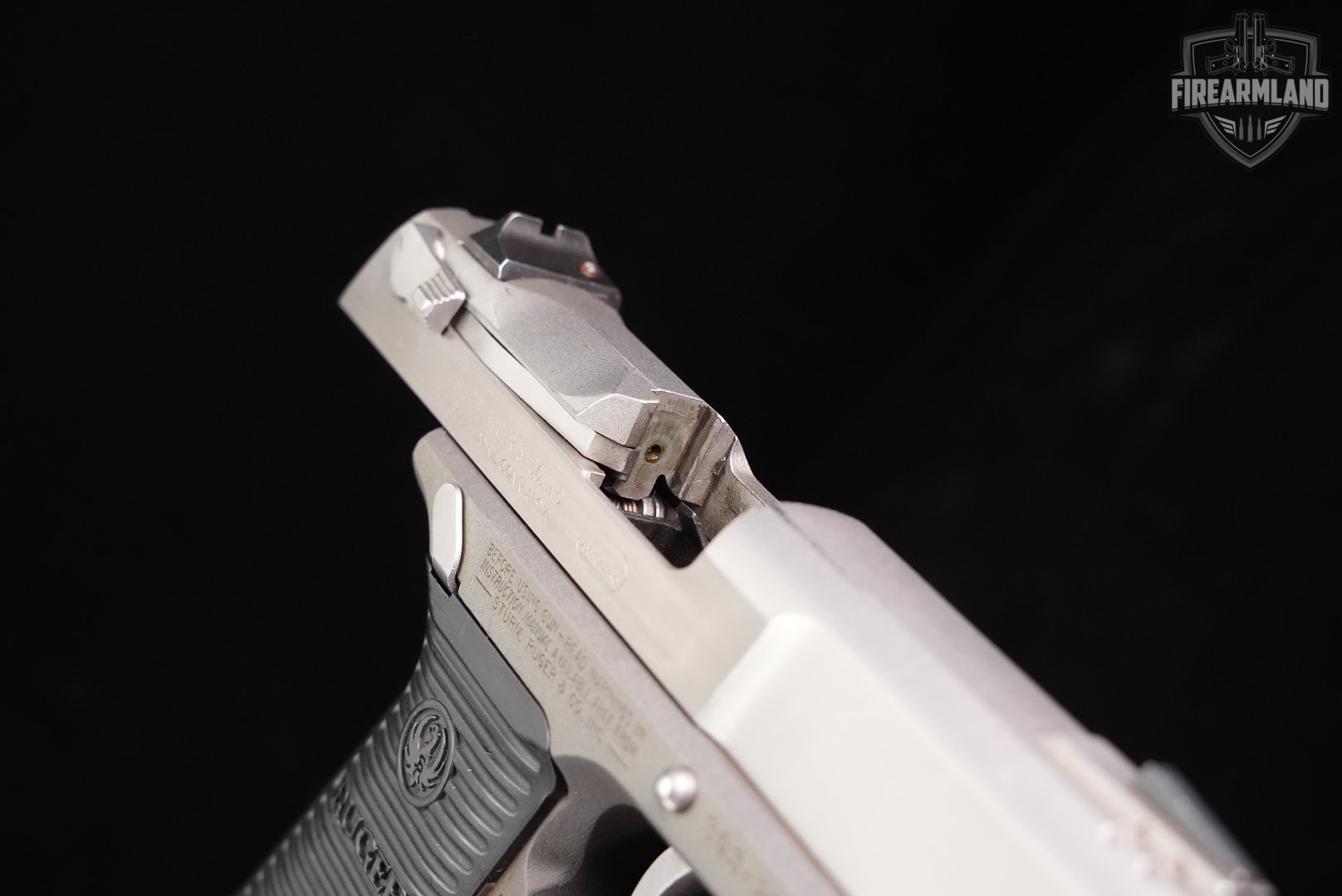 1991 Ruger P85 MKII 9mm 4.5 Two-Tone Stainless P-85 MK II +3 MAGS-img-13