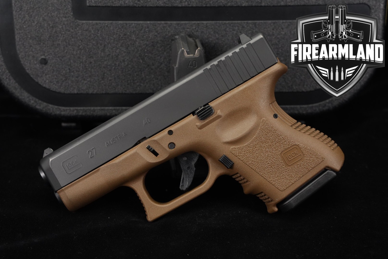 Glock G27 Gen 3 .40 S&W Two-Tone Black & FDE in Very Good Condition Thumbnail