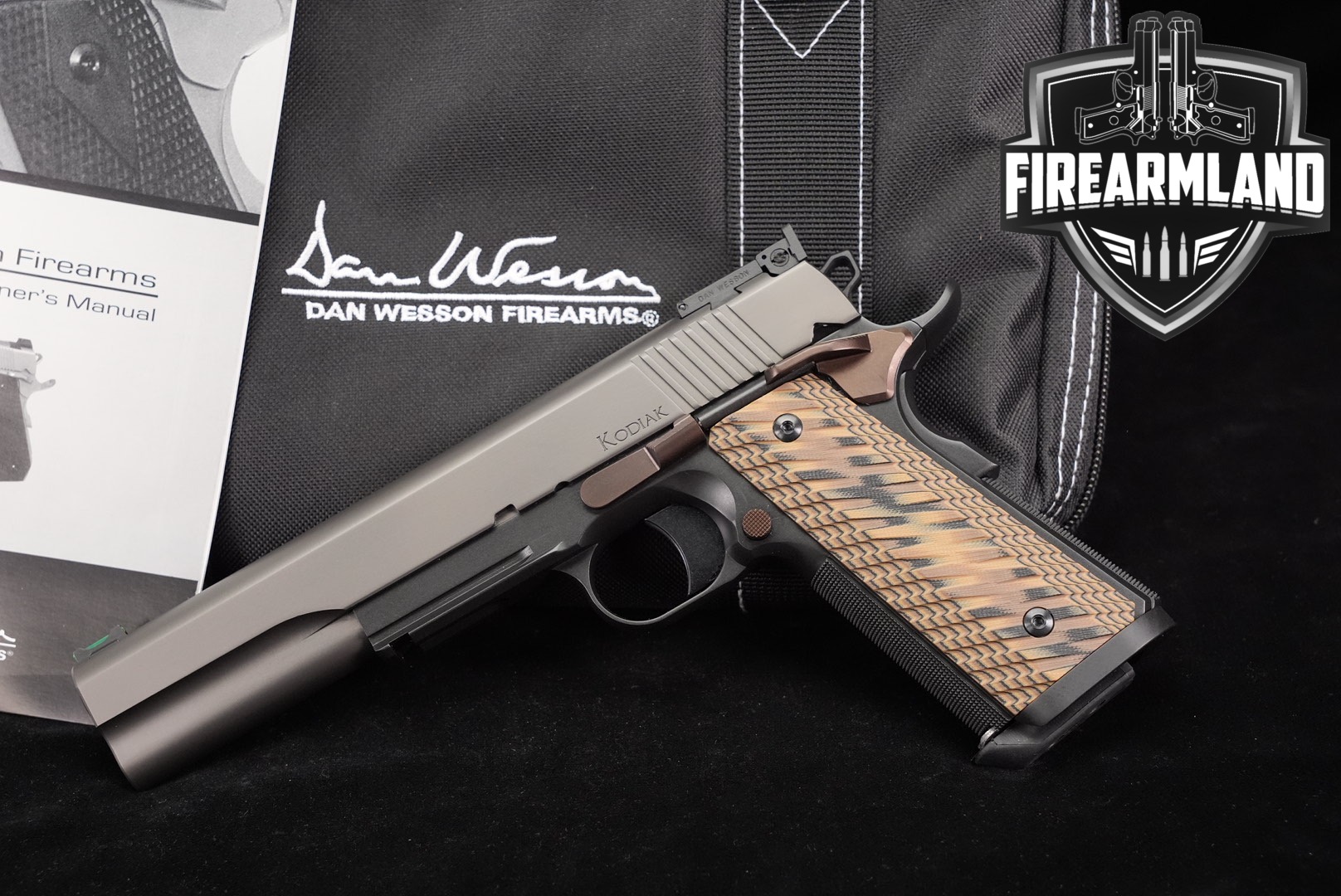 Dan Wesson Kodiak 10mm 1911 6" Tri-Tone +2 MAGS & ORIG BOX-img-0