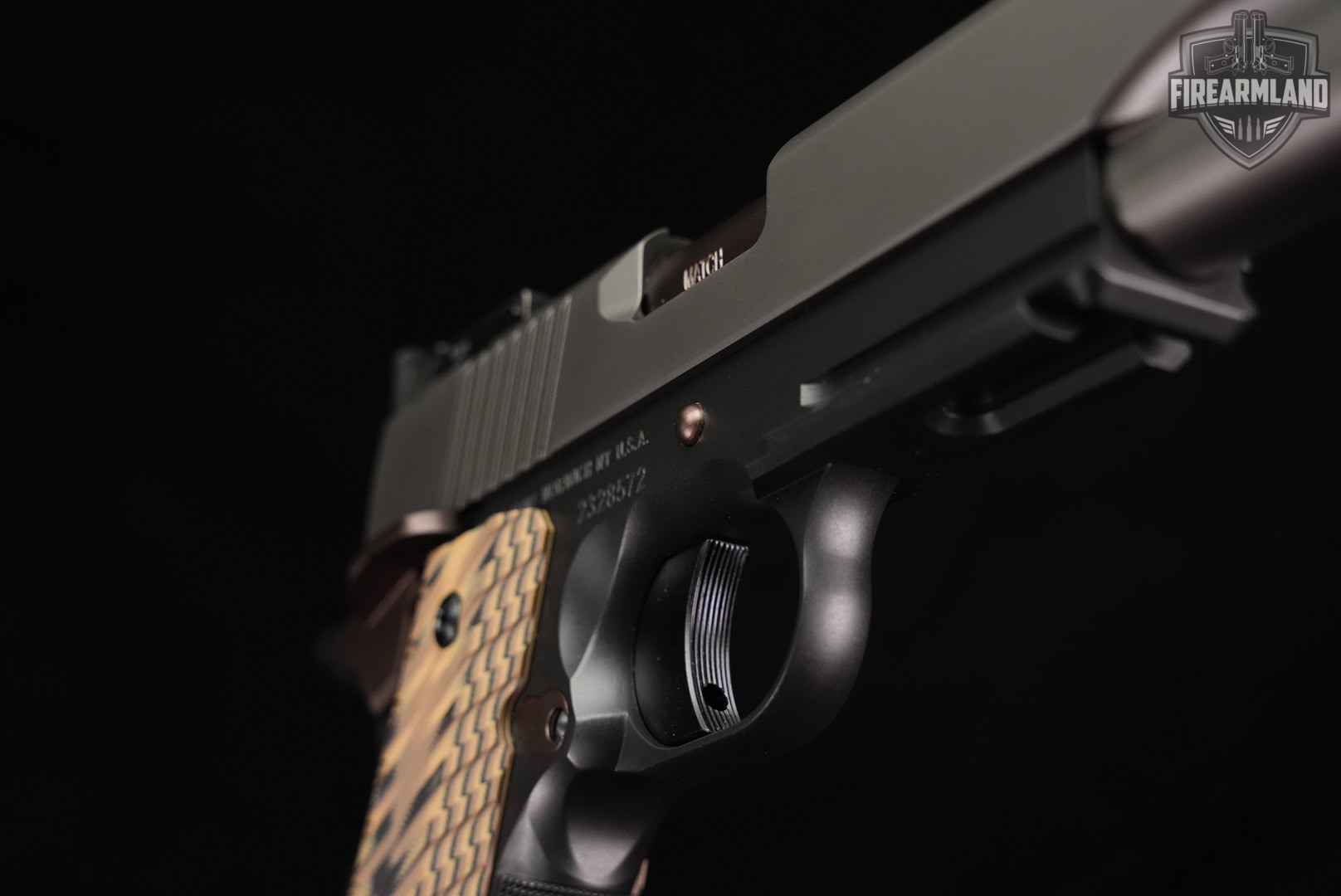 Dan Wesson Kodiak 10mm 1911 6" Tri-Tone +2 MAGS & ORIG BOX-img-11