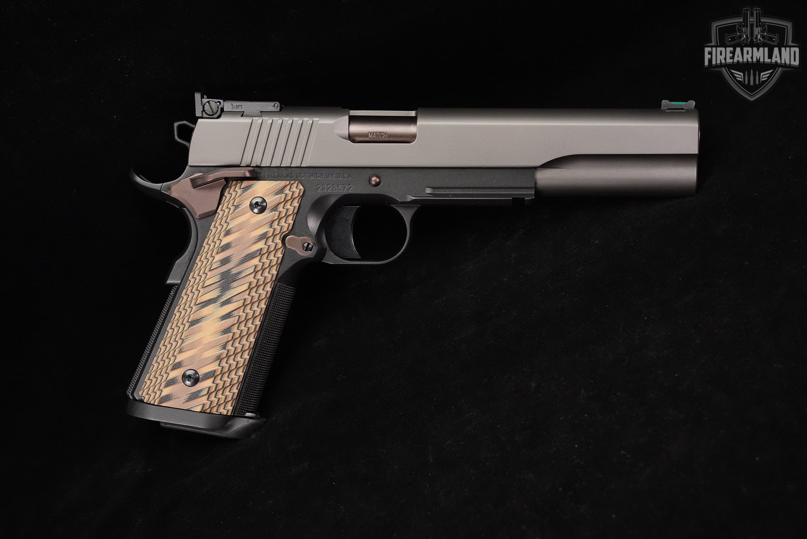 Dan Wesson Kodiak 10mm 1911 6" Tri-Tone +2 MAGS & ORIG BOX-img-3