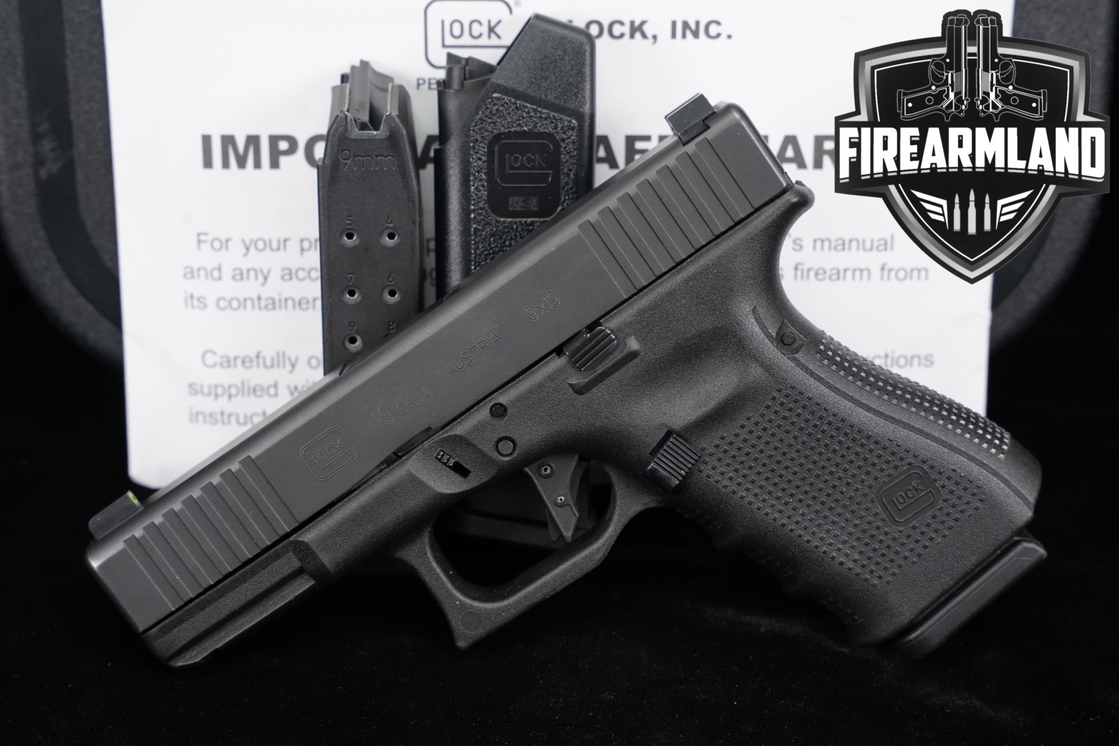 Glock 19 Gen4 9mm Luger Black in Good Condition Thumbnail