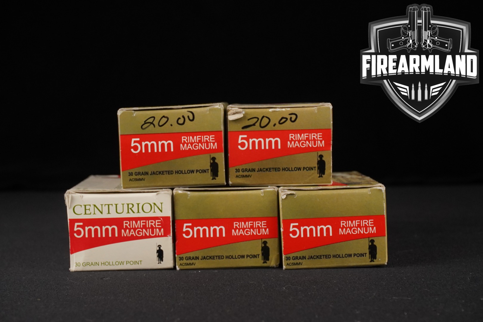 Centurion 5mm Remington Rimfire Magnum Ammo 5mm Remington Rimfire Magnum in New - Old Stock Condition Thumbnail