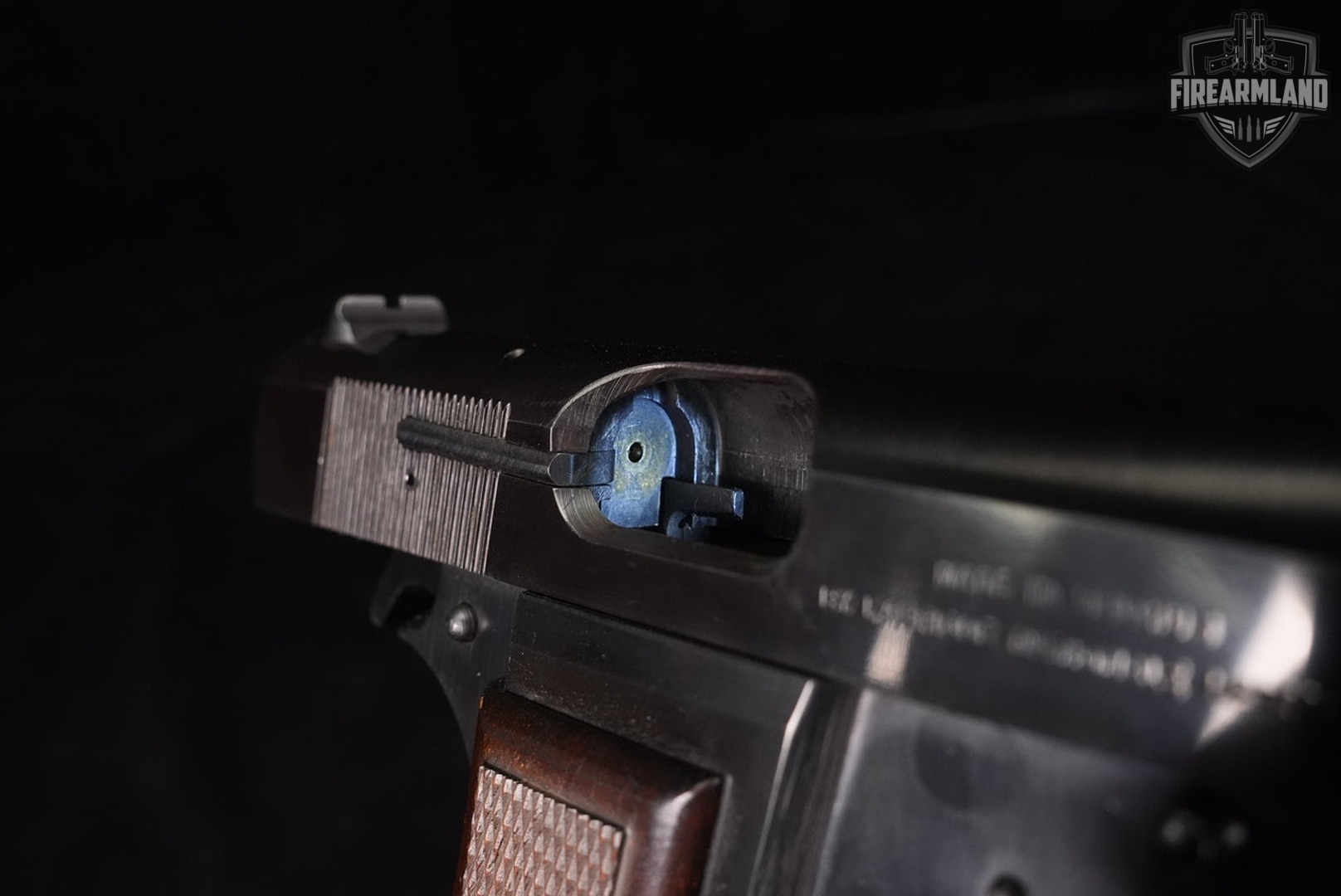 1986 Browning Hi-Power Mark II 9mm 4.63 Blued HiPower High BHP +2 MAGS-img-11