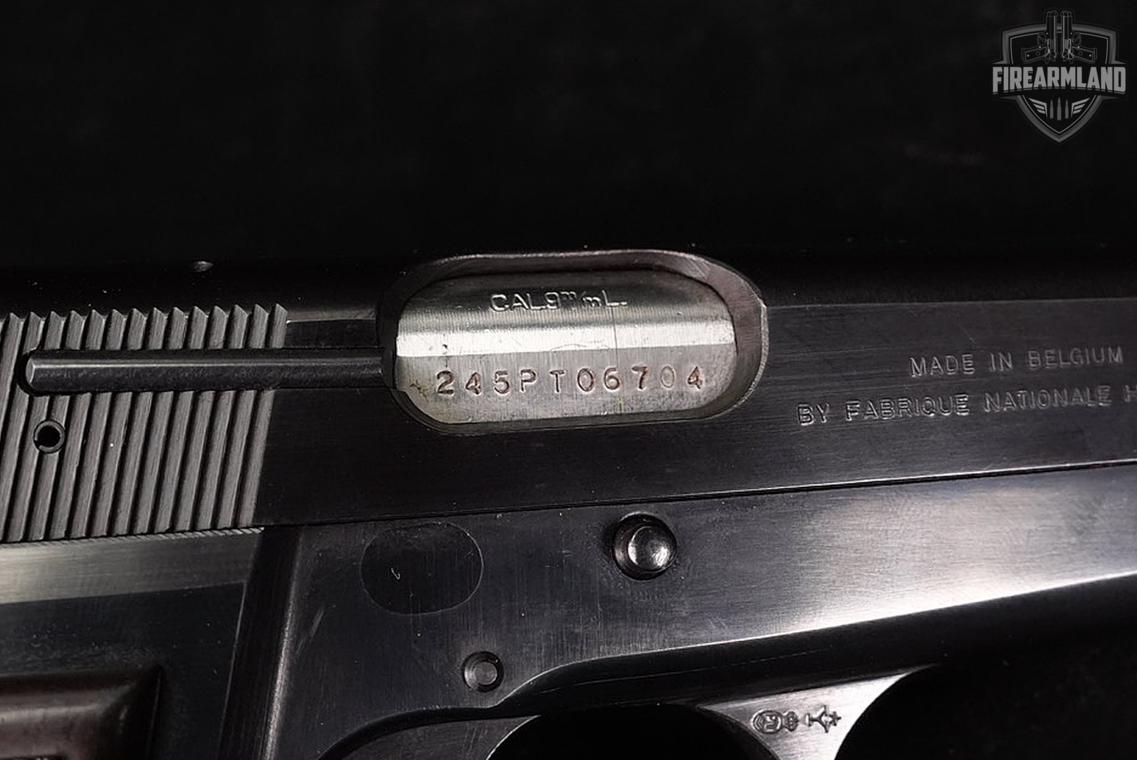 1986 Browning Hi-Power Mark II 9mm 4.63 Blued HiPower High BHP +2 MAGS-img-13