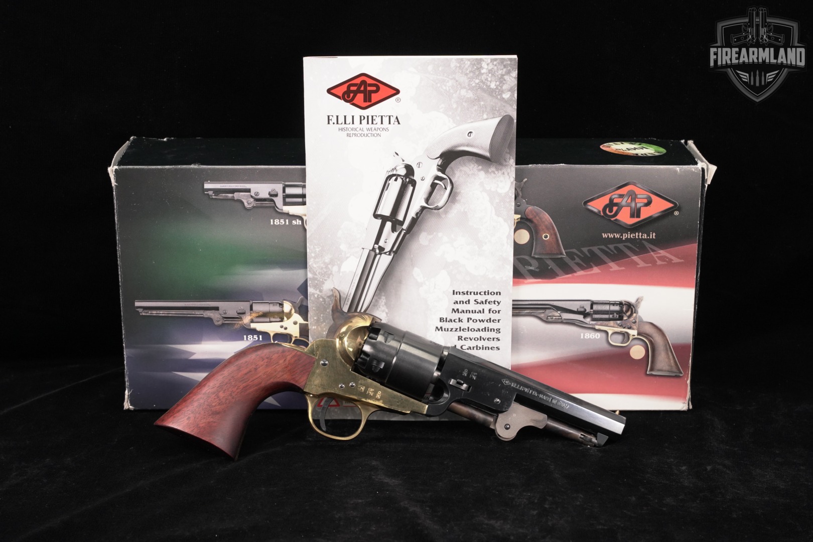 F.lli Pietta 1851 Navy Reb Nord Sheriff 44 BPM Flli 4.75" +ORIG BOX-img-2