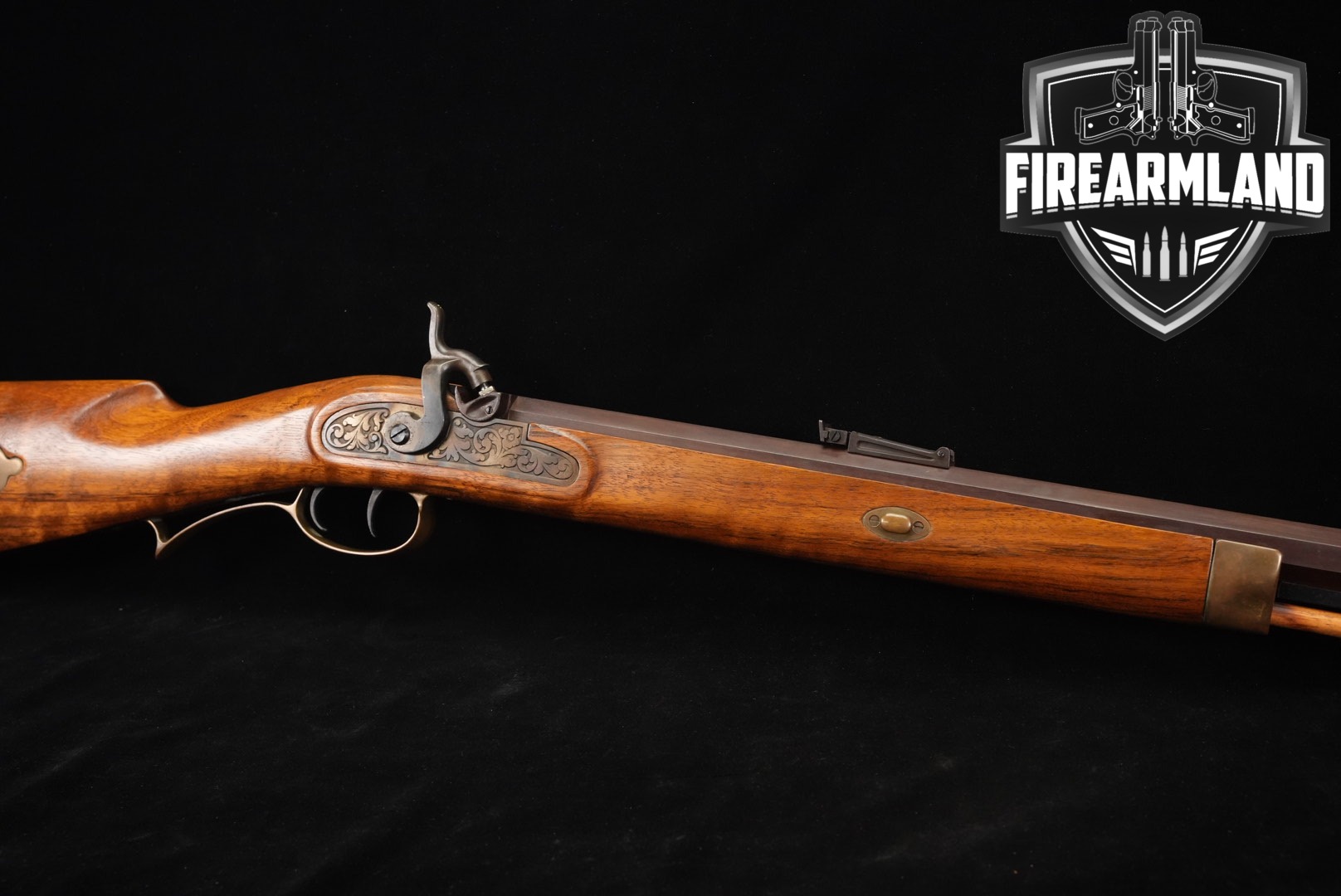 Interarms Hawken .50 caliber Browned & Hardwood in Good Condition Thumbnail