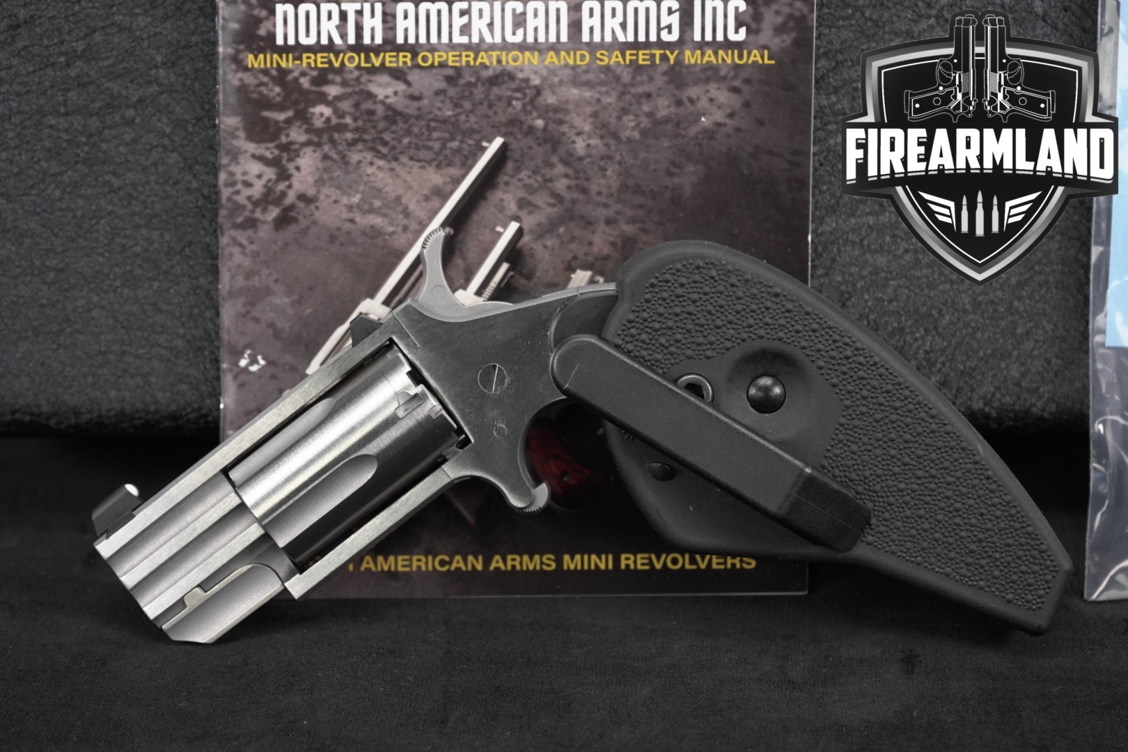 North American Arms (NAA) Pug .22 WMR Bead-Blast Stainless in Excellent Condition Thumbnail