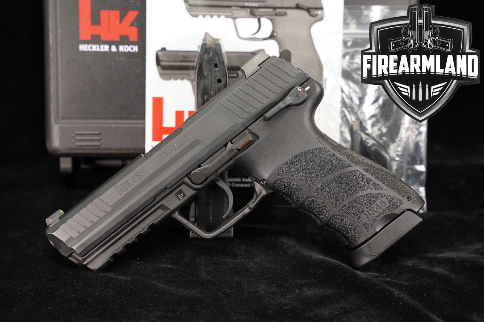 Heckler & Koch (H&K, HK) HK45 .45 ACP Black in Very Good Condition Thumbnail
