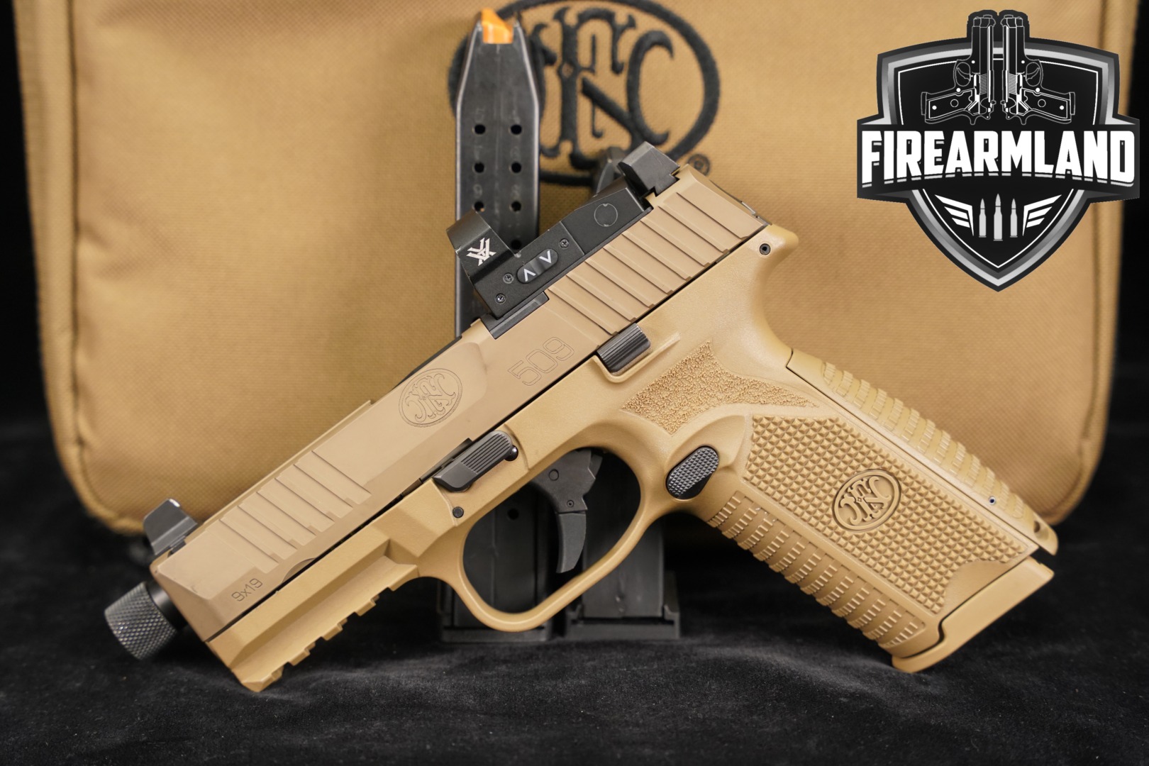 FN America 509 Tactical No-Manual-Safety 9mm Luger FDE in Good Condition Thumbnail