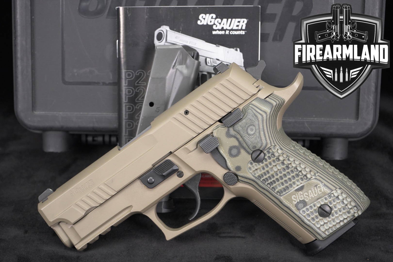 Sig Sauer P229 Elite Scorpion .40 S&W FDE in Very Good Condition Thumbnail