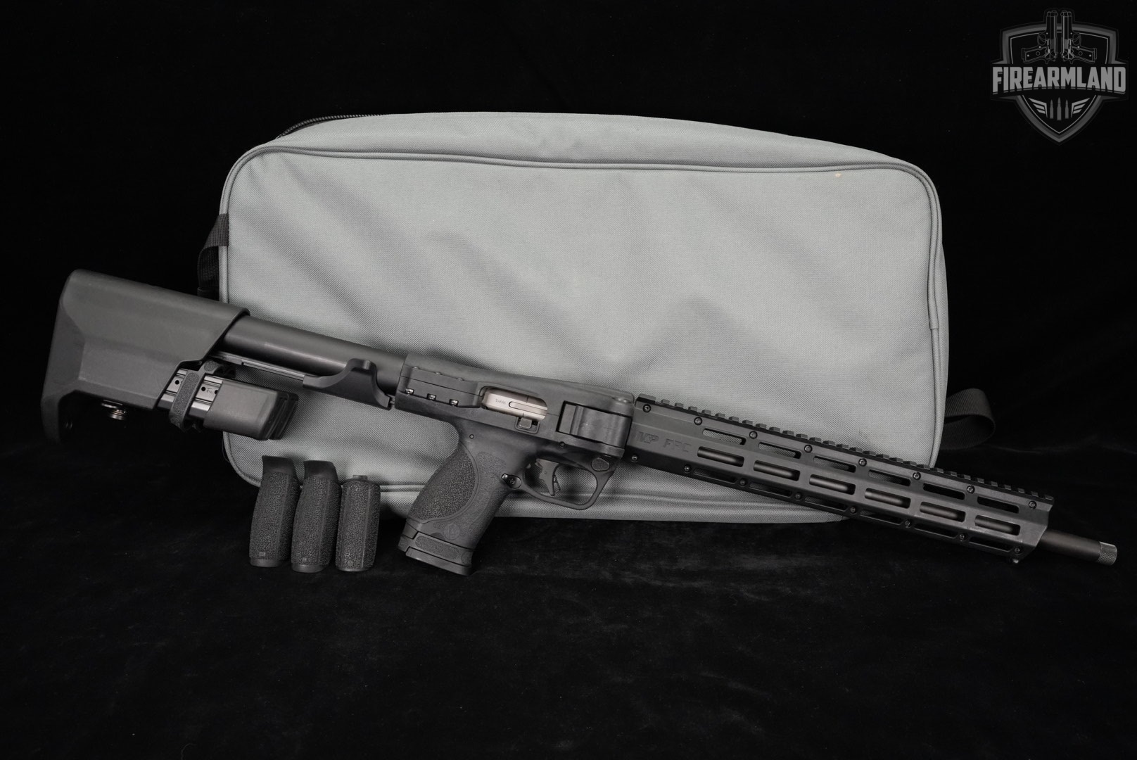 Smith & Wesson M&P FPC S&W 9mm 16.25" THREADED +3 MAGS & CASE-img-3