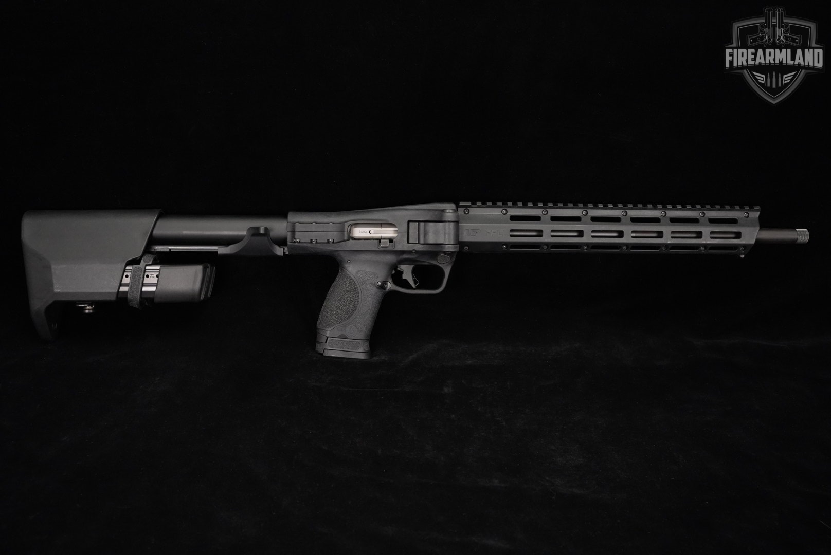 Smith & Wesson M&P FPC S&W 9mm 16.25" THREADED +3 MAGS & CASE-img-4