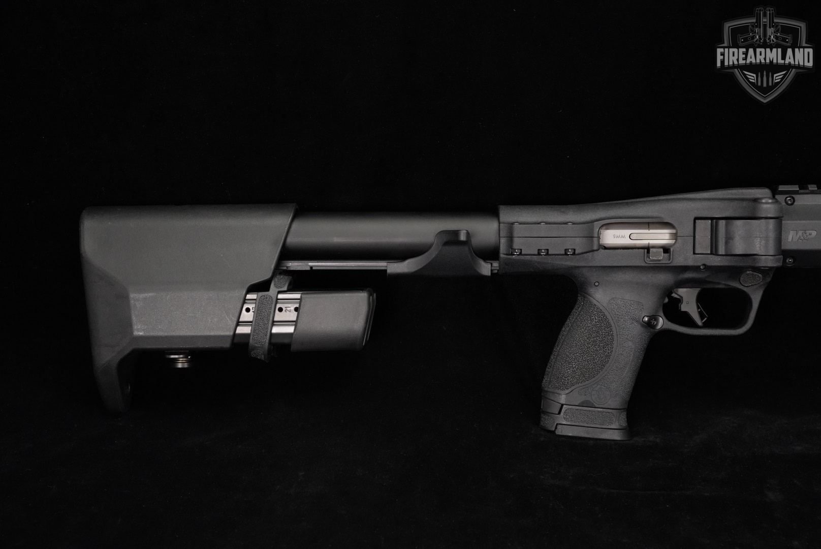 Smith & Wesson M&P FPC S&W 9mm 16.25" THREADED +3 MAGS & CASE-img-5