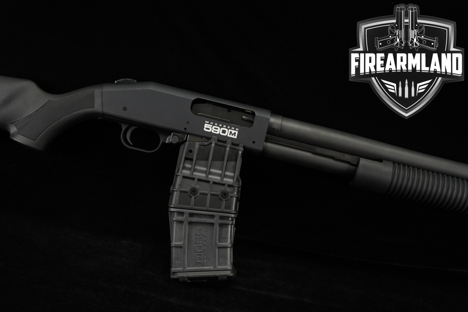 Mossberg 590M 12 Gauge Black in Very Good Condition Thumbnail