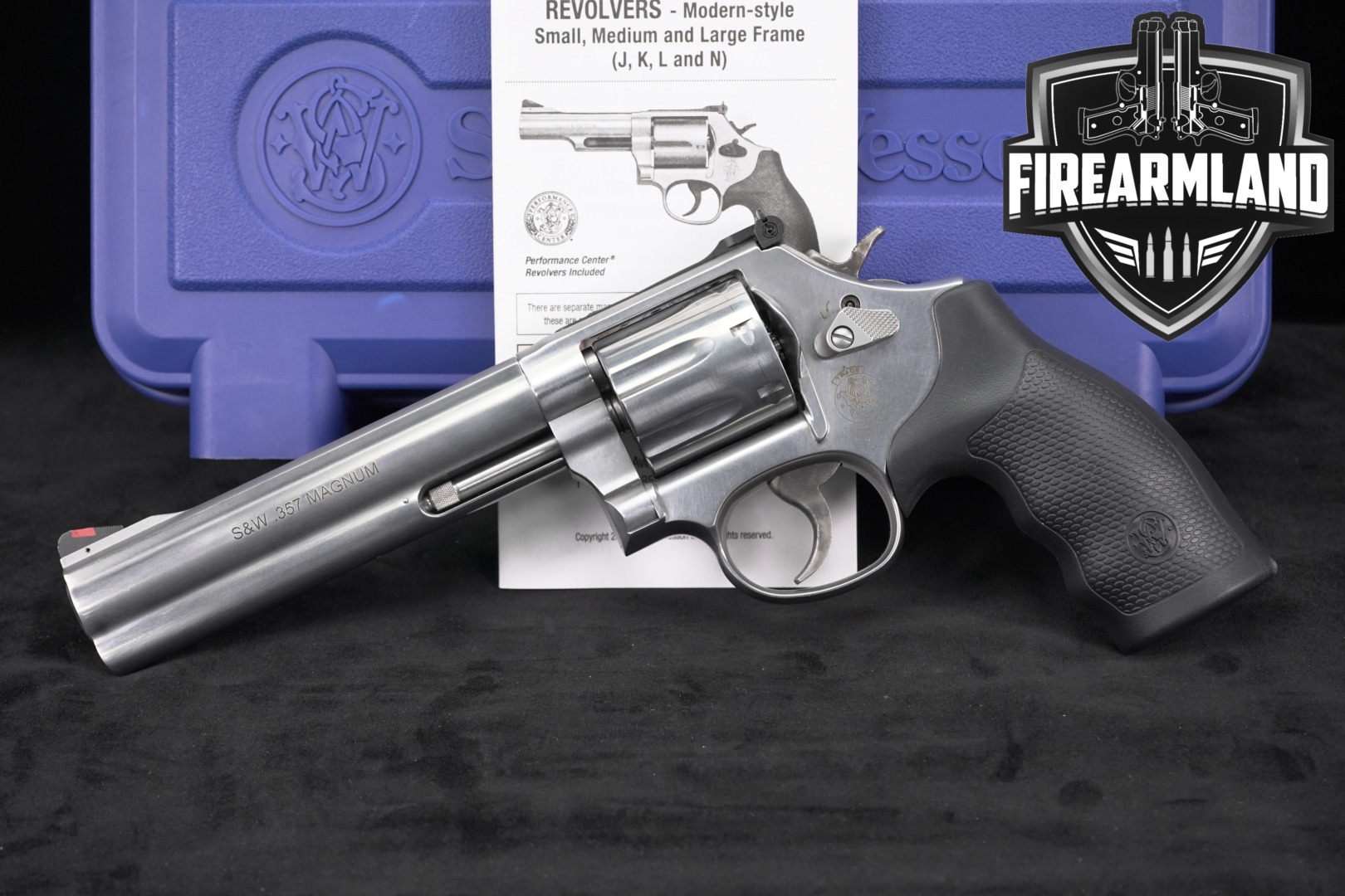 Smith & Wesson (S&W) Model 686-6 Plus .357 Mag. Satin Stainless in Excellent Condition Thumbnail