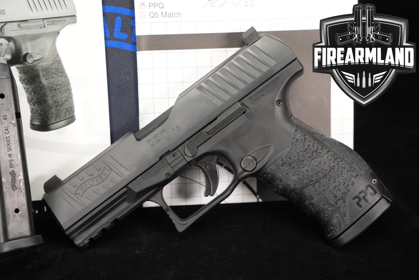 Walther PPQ 45 M2 .45 ACP Black in Excellent Condition Thumbnail