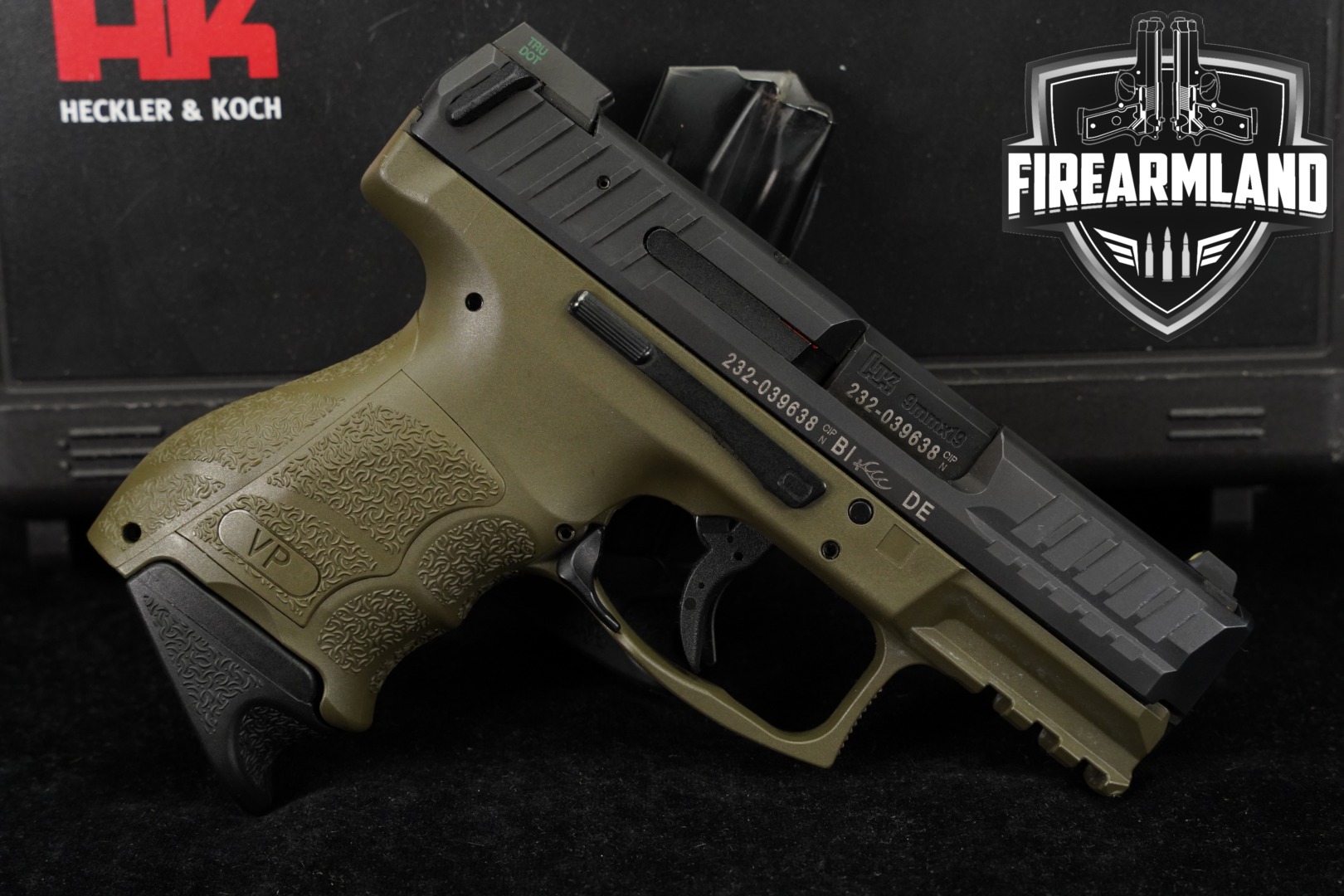 2018 Heckler & Koch (H&K, HK) VP9 SK 9mm Luger Two-Tone OD Green in Very Good Condition Thumbnail
