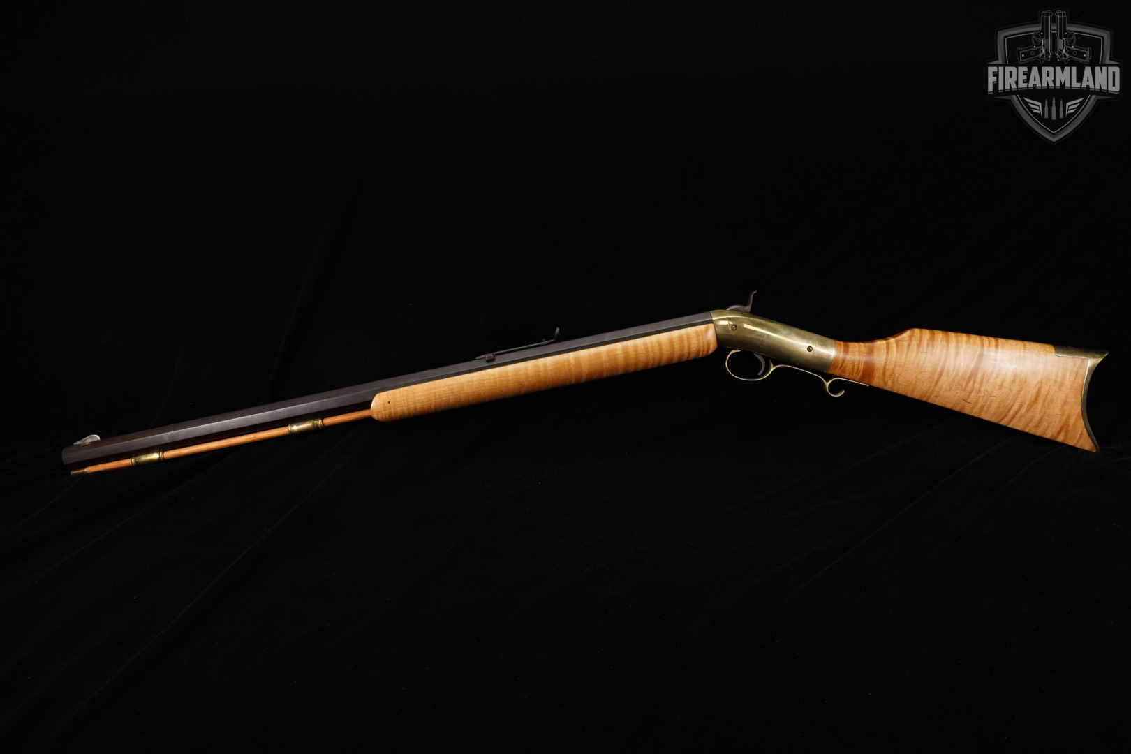 Mowery Ethan Allen & Thurber 50 BPM 28" Brass & Curly Maple-img-2