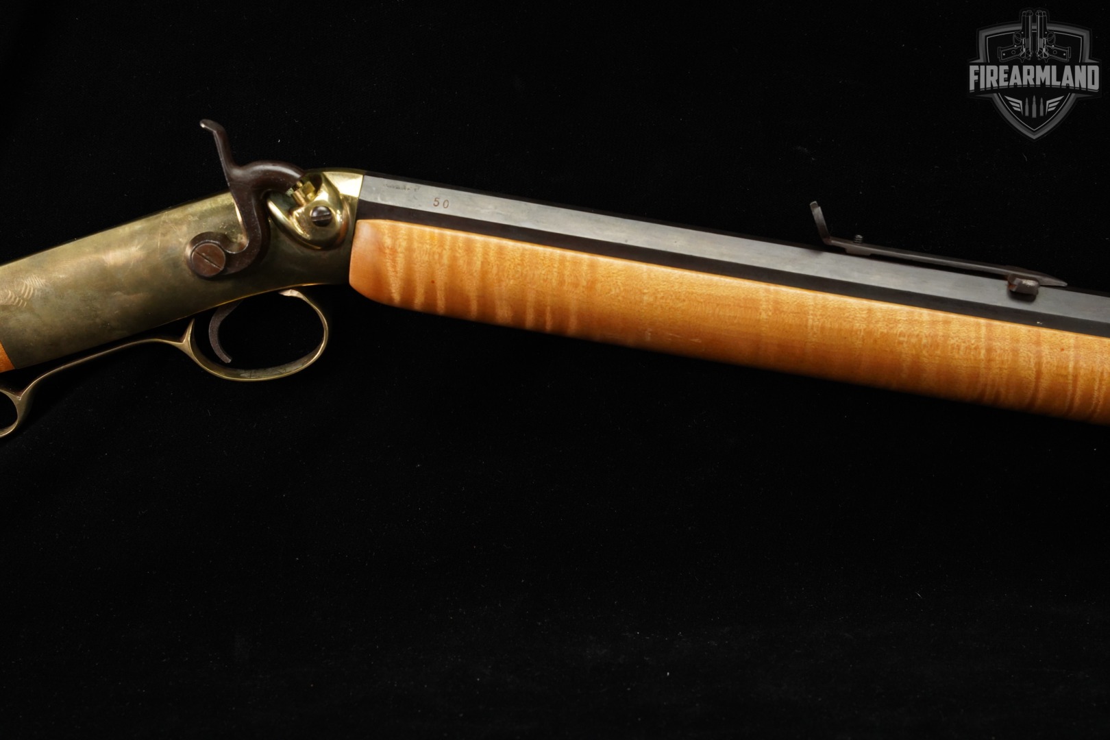 Mowery Ethan Allen & Thurber 50 BPM 28" Brass & Curly Maple-img-5