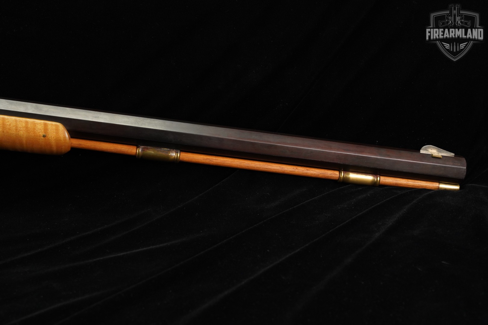 Mowery Ethan Allen & Thurber 50 BPM 28" Brass & Curly Maple-img-6