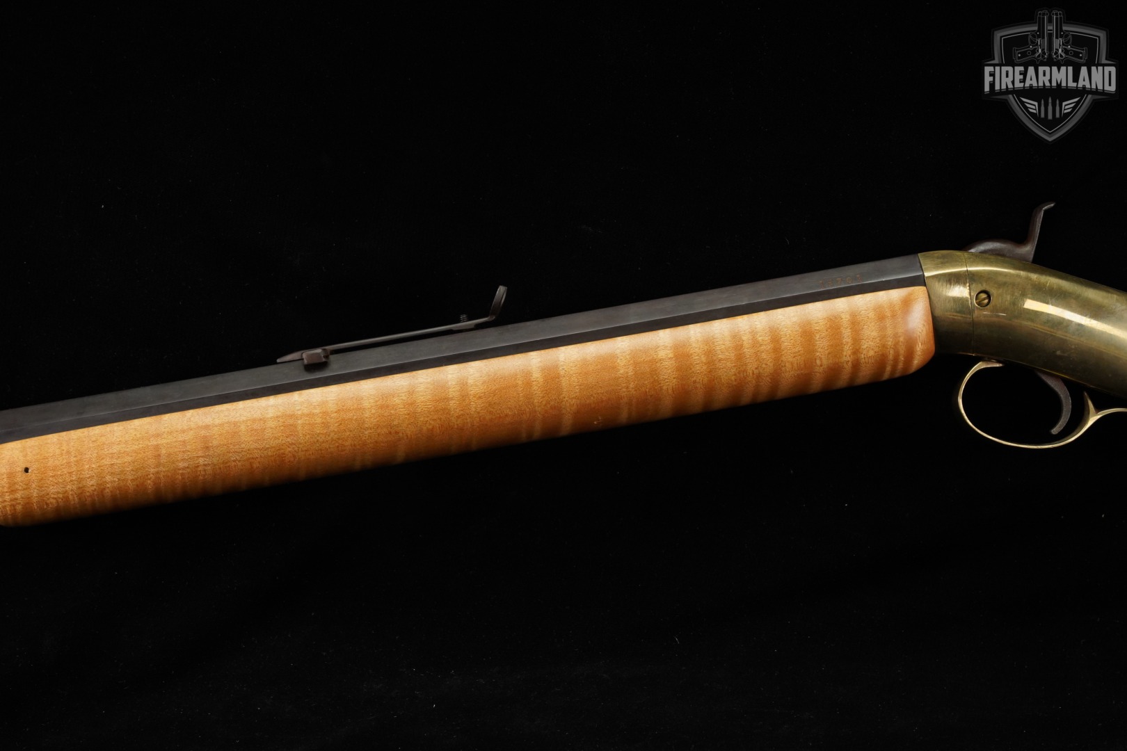 Mowery Ethan Allen & Thurber 50 BPM 28" Brass & Curly Maple-img-8