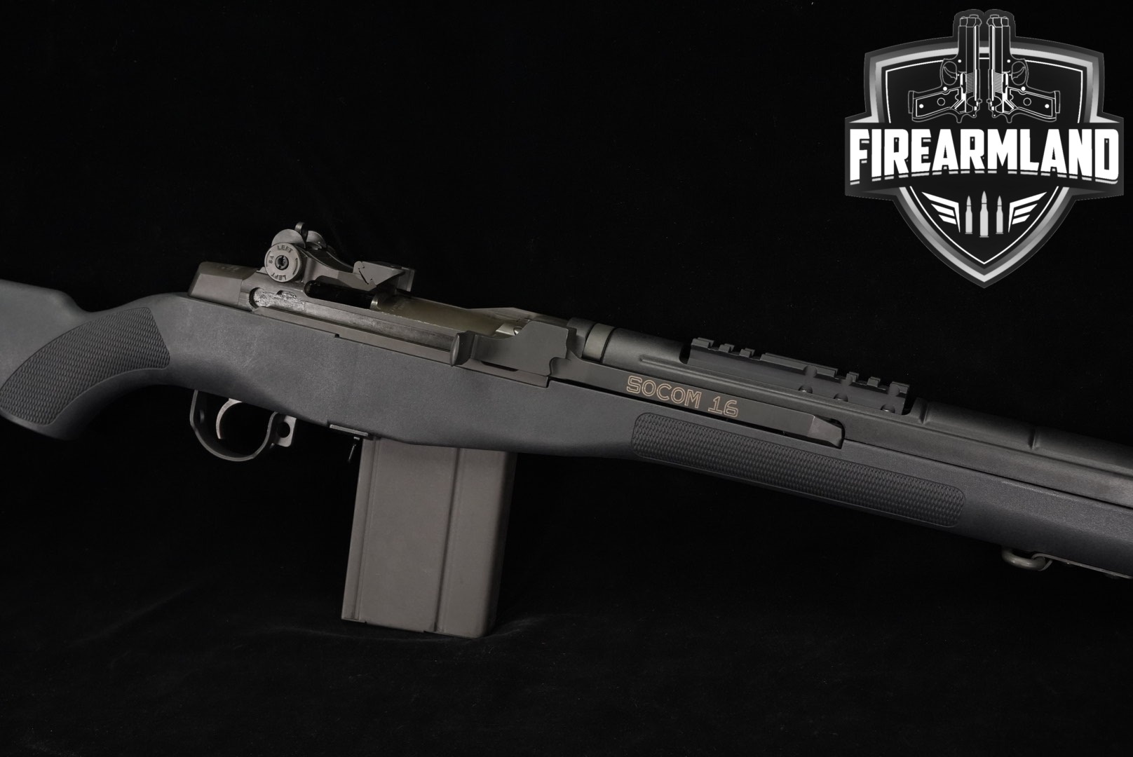 Springfield Armory M1A SOCOM 16 7.62mm NATO (7.62x51) Black & Synthetic in Excellent Condition Thumbnail