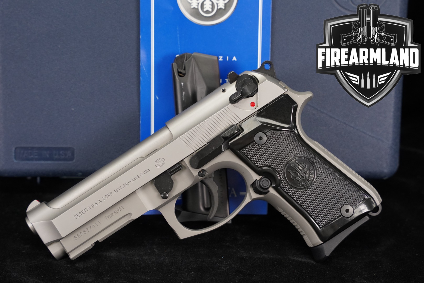 Beretta 92FS Compact L Inox, Type M9A1 9mm Luger Inox in Very Good Condition Thumbnail