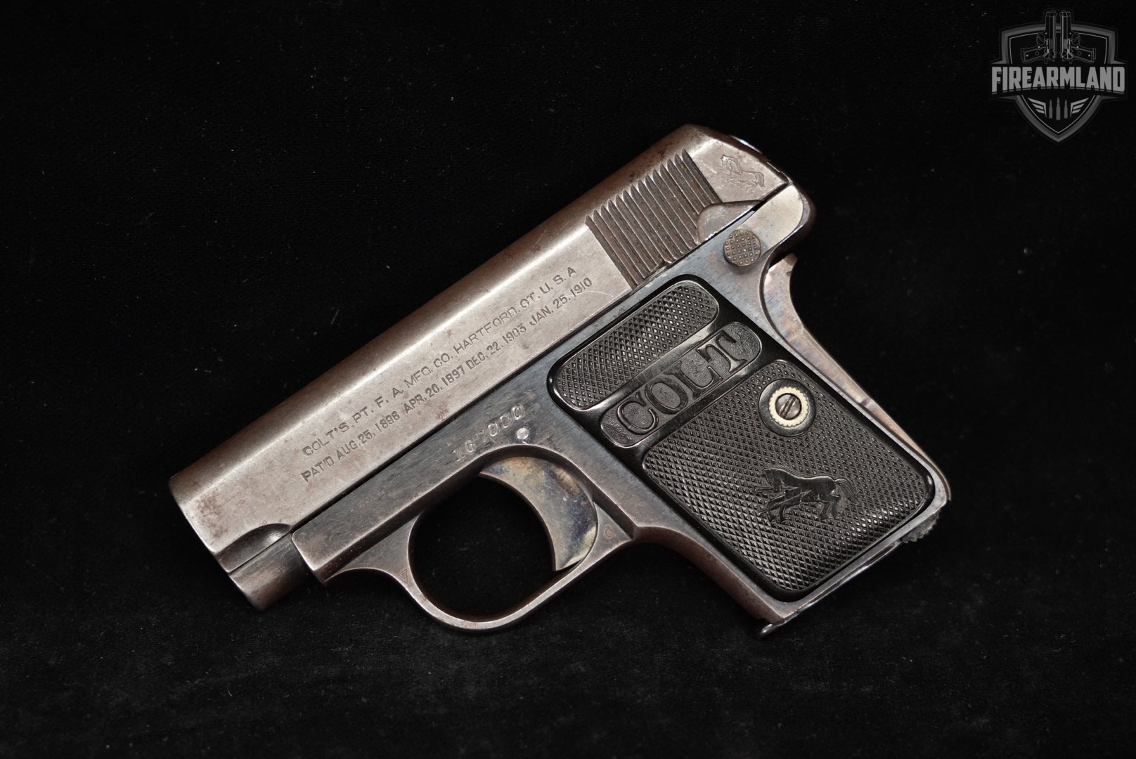 1917 Colt Model 1908 Vest Pocket 25 ACP (6.35Mm) 2" M1908-img-3