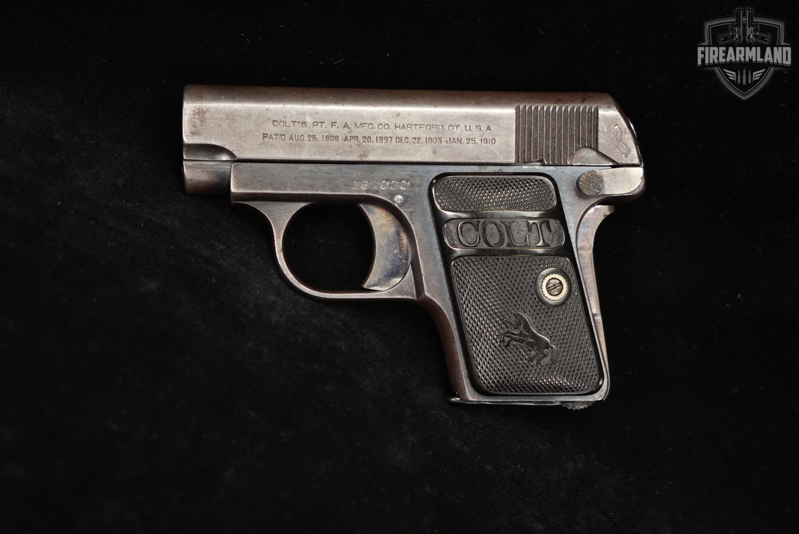 1917 Colt Model 1908 Vest Pocket 25 ACP (6.35Mm) 2" M1908-img-4