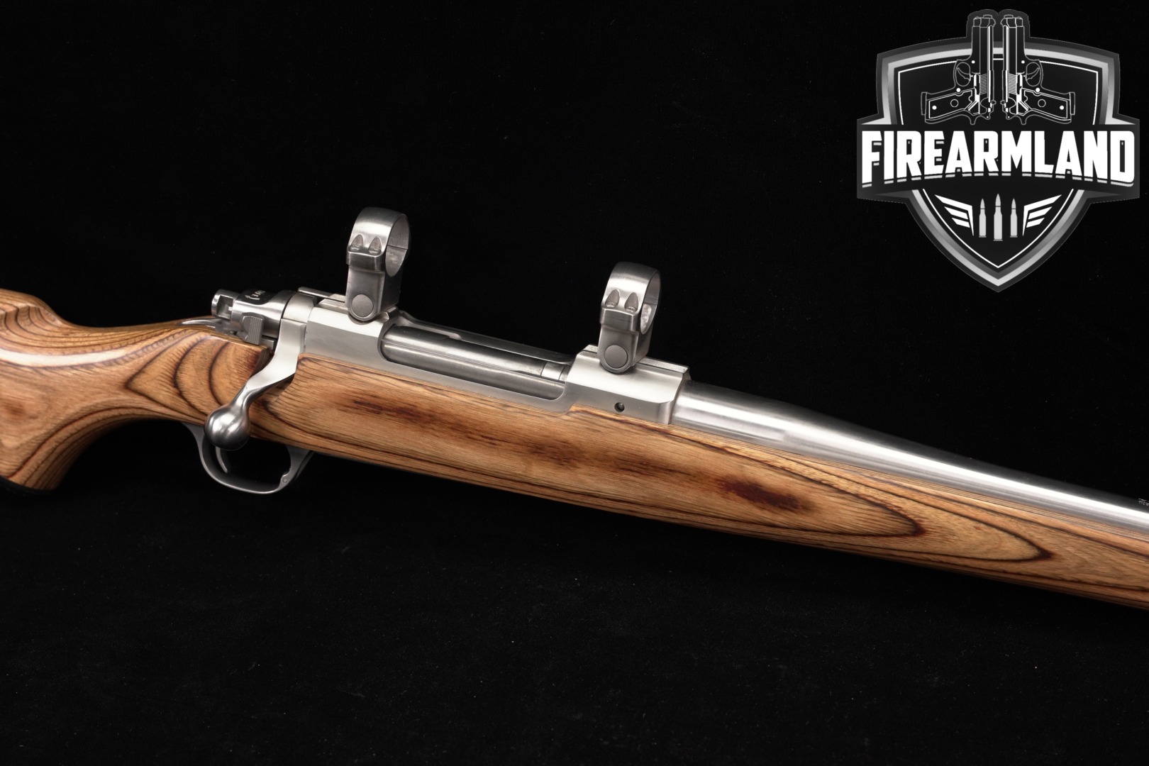 2003 Sturm Ruger M77 Mark II Laminated Stainless .270 Win. Stainless & Laminate in Very Good Condition Thumbnail