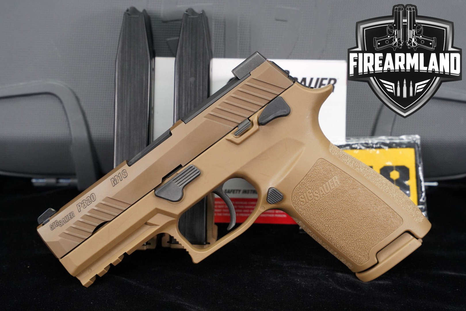 Sig Sauer P320-M18 9mm Luger Coyote Tan in Good Condition Thumbnail