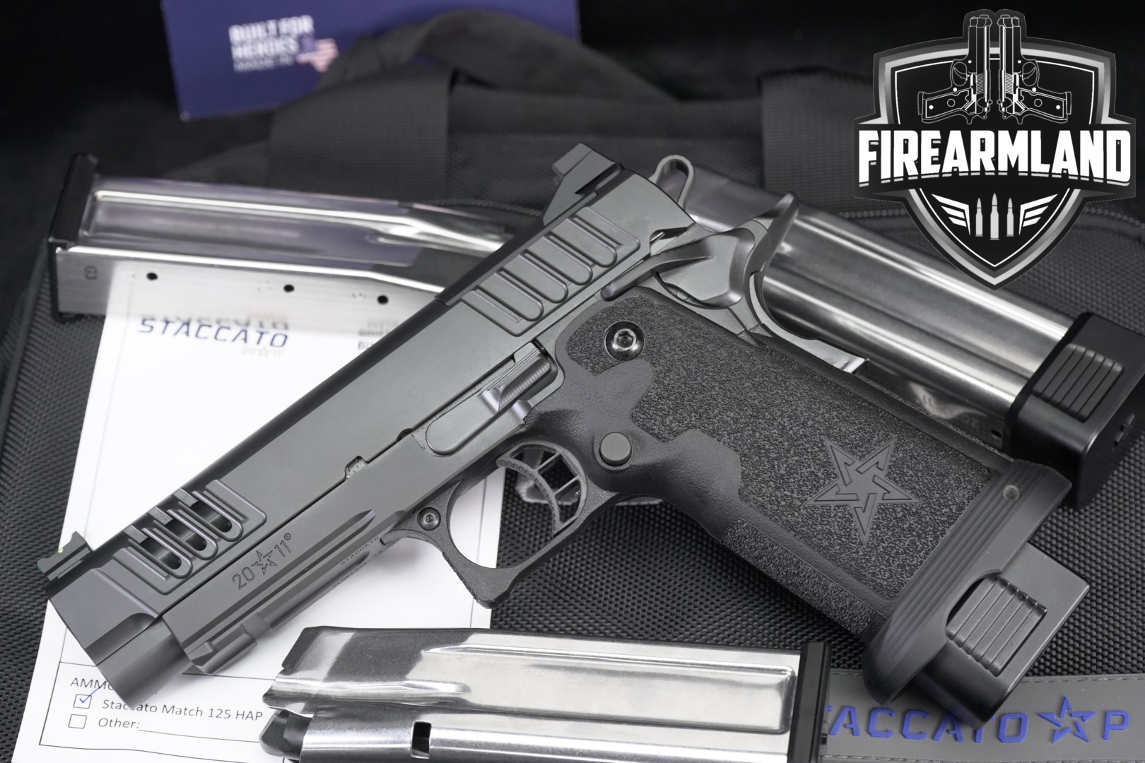 Staccato (STI) P Optic Ready 9mm Luger Black in Excellent Condition Thumbnail