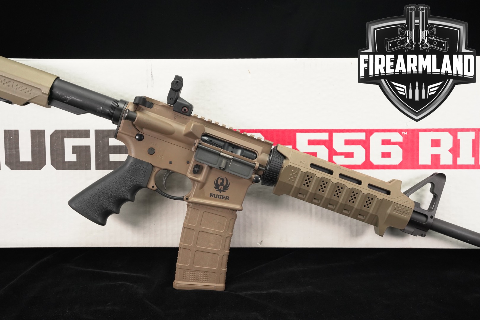 2016 Sturm Ruger AR-556 5.56mm NATO FDE in Good Condition Thumbnail