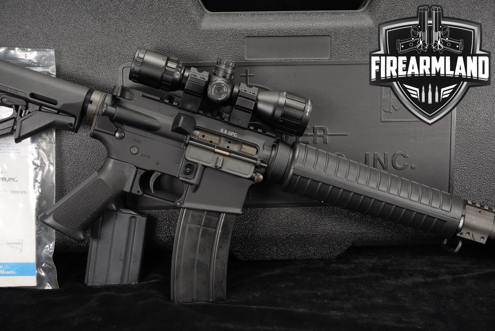 Rock River Arms LAR-6.8 Rem SPC II AR-15 AR15 LAR6.8 A4 +2 MAGS, UTG SCOPE-img-0