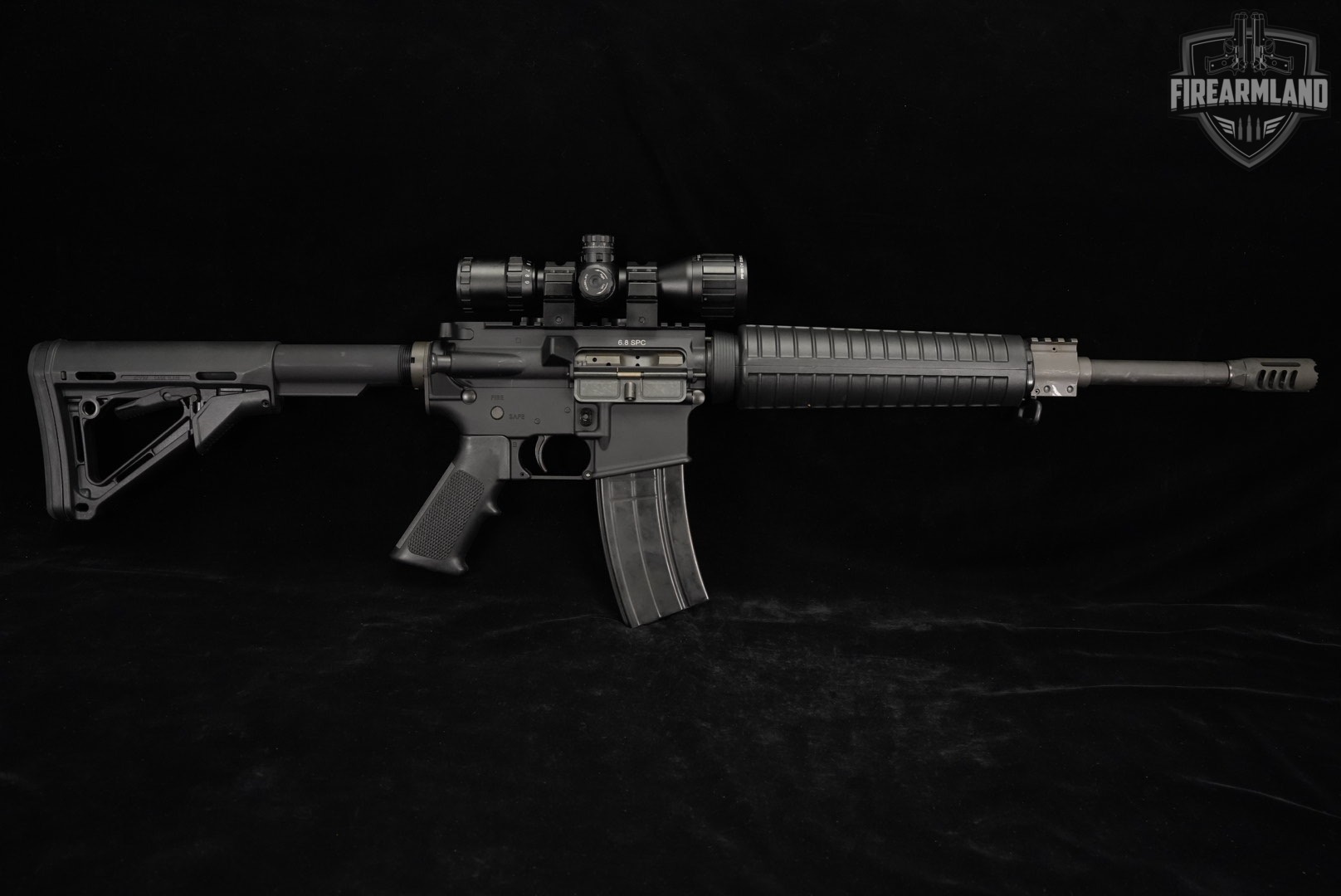 Rock River Arms LAR-6.8 Rem SPC II AR-15 AR15 LAR6.8 A4 +2 MAGS, UTG SCOPE-img-3