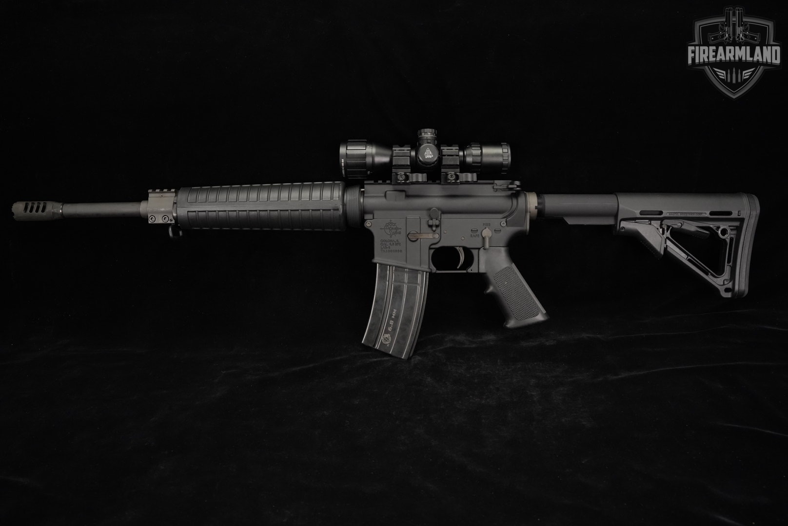 Rock River Arms LAR-6.8 Rem SPC II AR-15 AR15 LAR6.8 A4 +2 MAGS, UTG SCOPE-img-7