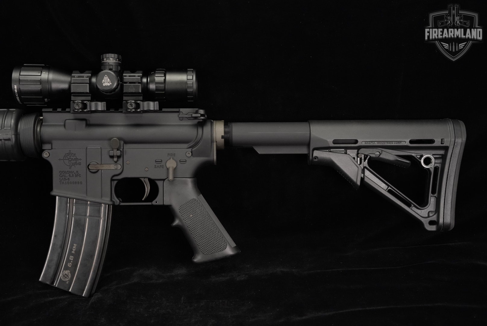 Rock River Arms LAR-6.8 Rem SPC II AR-15 AR15 LAR6.8 A4 +2 MAGS, UTG SCOPE-img-9