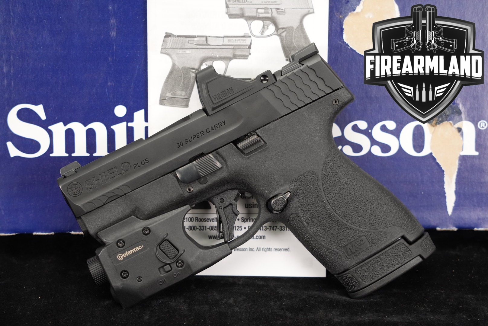 Smith & Wesson M&P Shield Plus S&W 30-Super-Carry +VIRIDIAN OPTICS-img-0